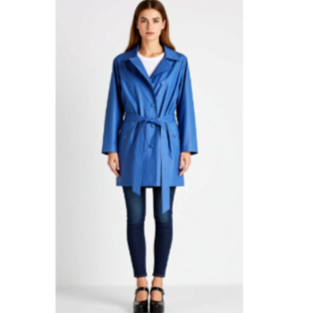 London Fog Blue Trench Coat